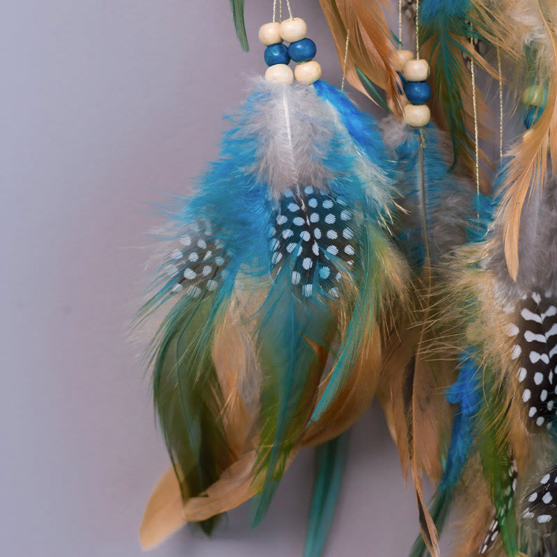 BowLift | Turquoise Tree of Life Feather Dreamcatcher