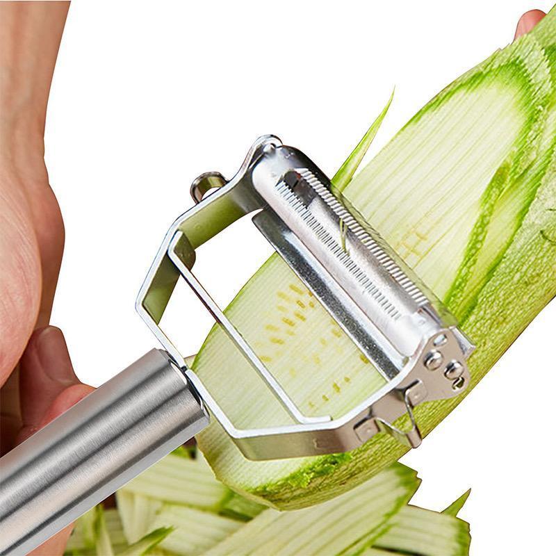 BowLift | Ultra-sharp stainless steel multifunctional vegetable peeler & julienne cutter