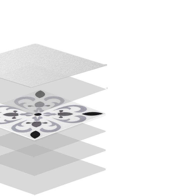 BowLift | Peel & Stick Vinyl Flooring Lightly patterned vinyl flooring with a matte sheen