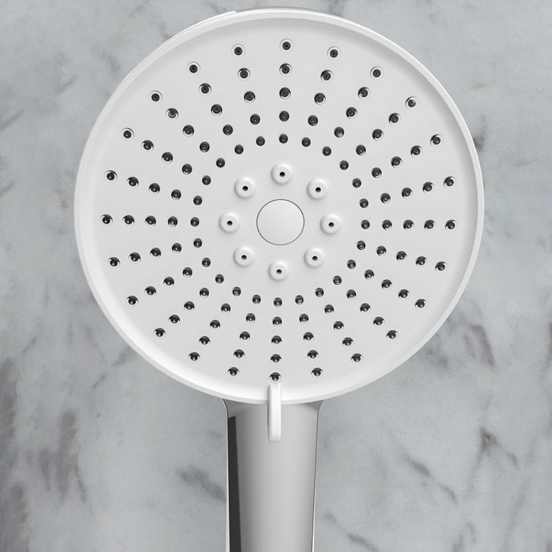 BowLift | Plastic Handheld Showerhead Round Hand Shower with Self-Cleaning