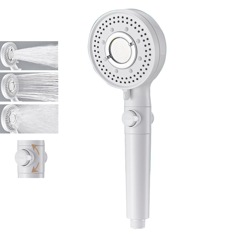 BowLift | Round Shower Head Plastic Modern Shower Head with Adjustable Spray Pattern