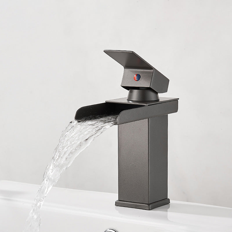 BowLift | Basin Waterfall Outlet Single Lever Tap with LED Light