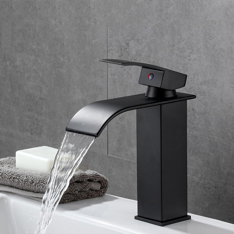 BowLift | Basin Waterfall Outlet Single Lever Tap with LED Light