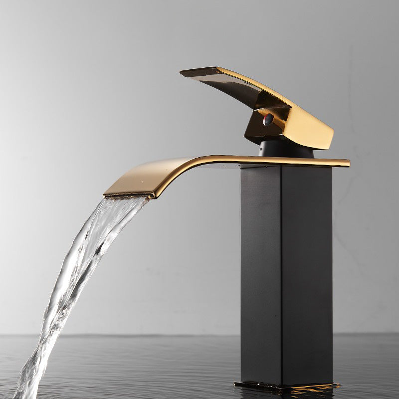 BowLift | Basin Waterfall Outlet Single Lever Tap with LED Light