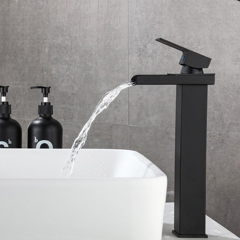 BowLift | Basin Waterfall Outlet Single Lever Tap with LED Light