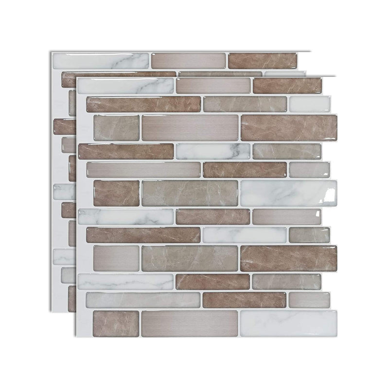 BowLift | Square Peel-and-Stick Tiles Plastic Indoor Peel & Stick Subway Tile