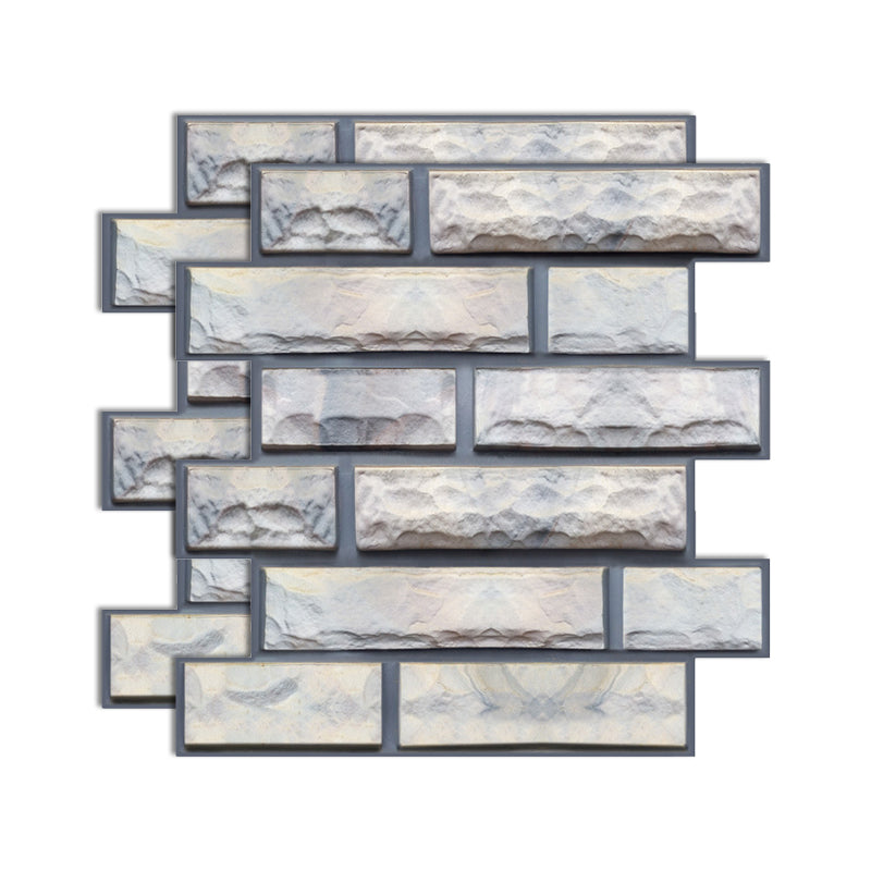 BowLift | Plastic Peel and Stick Tiles 3D Square Waterproof Peel and Stick Tiles