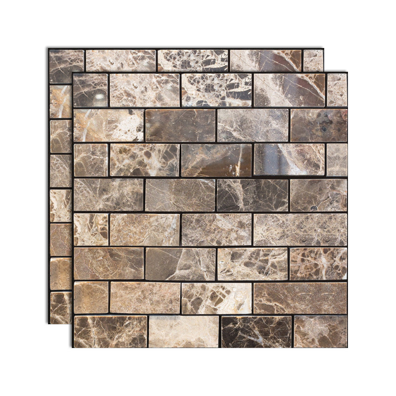 BowLift | Plastic Peel and Stick Tiles 3D Square Waterproof Peel and Stick Tiles