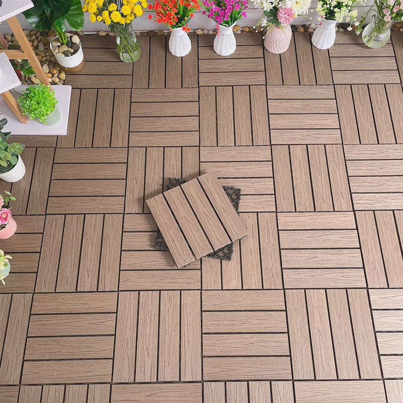 BowLift | Waterproof Decking Board Strips Composite Square Outdoor Decking Tile Terrace