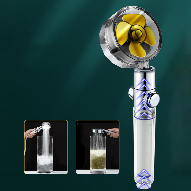 BowLift | Round shower head adjustable water flow handheld shower head with water filtration