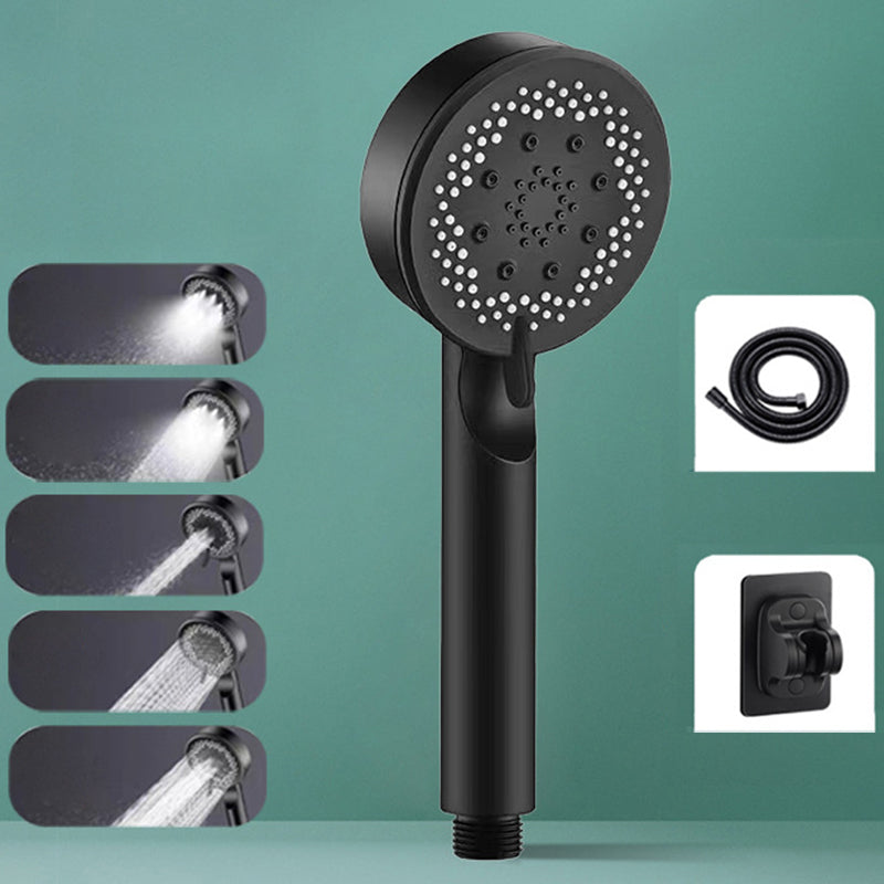 BowLift | Classic Plastic Shower Head 5 Settings Round Handheld Shower Heads