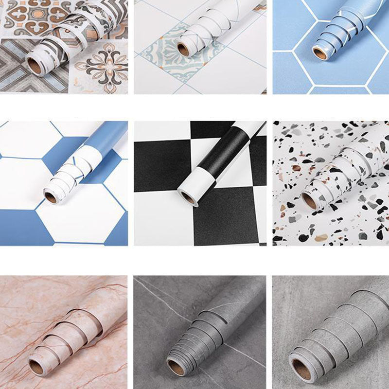 BowLift | Floor covering Indoor Vinyl Ceramic Geometric Pattern Peel and Stick Flooring Vinyl