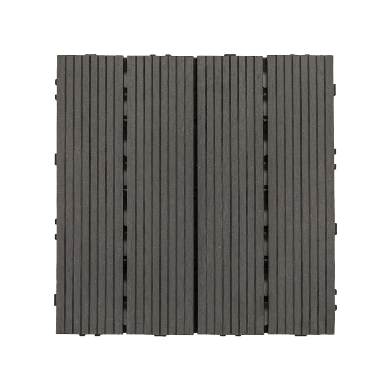 BowLift | 30 cm x 30 cm Square PVC Terrace Tiles Snap Installation Outdoor Floor Tiles