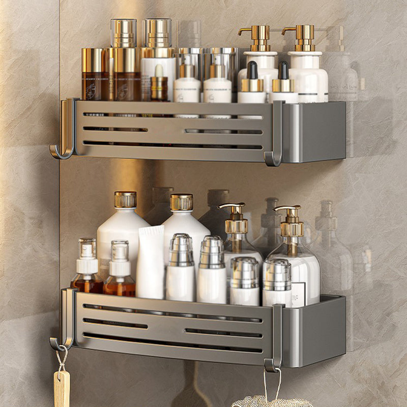 BowLift | 3-piece bathroom accessory set Contemporary aluminum bathroom shelf