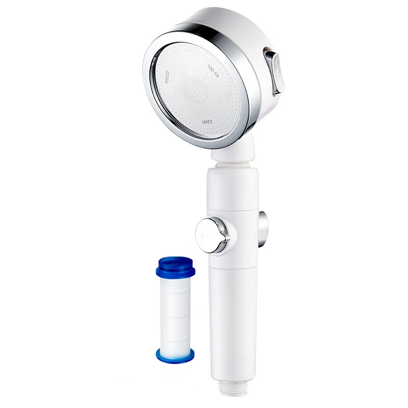 BowLift | Modern Showerhead Adjustable Spray Pattern Rotatable Round Handheld Showerhead