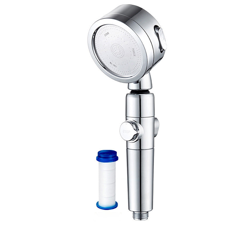 BowLift | Modern Showerhead Adjustable Spray Pattern Rotatable Round Handheld Showerhead