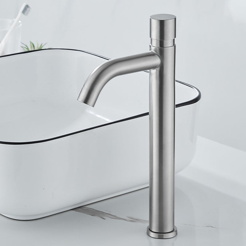 BowLift | Modern Low Arc Basin Faucet with Single Lever Bathroom Sink Faucet