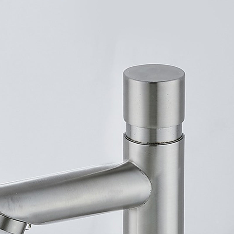 BowLift | Modern Low Arc Basin Faucet with Single Lever Bathroom Sink Faucet