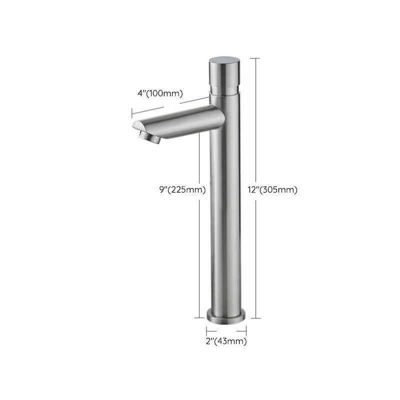 BowLift | Modern Low Arc Basin Faucet with Single Lever Bathroom Sink Faucet