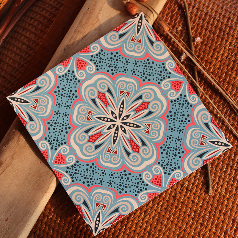 BowLift | Peel & Stick Vinyl Floor Multicolored Style Vinyl Floor with Matt Gloss