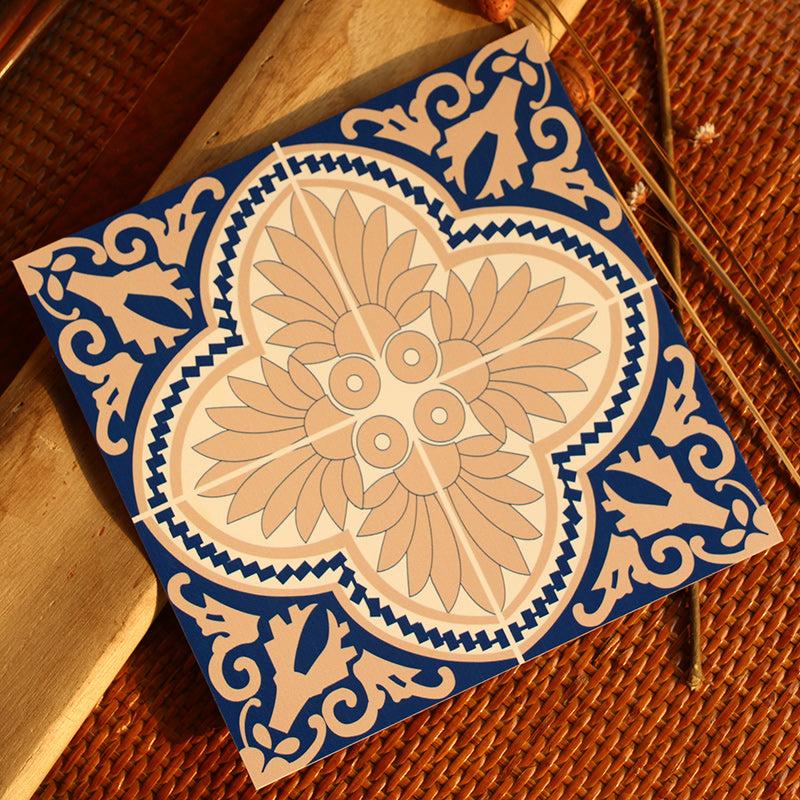 BowLift | Peel & Stick Vinyl Floor Multicolored Style Vinyl Floor with Matt Gloss