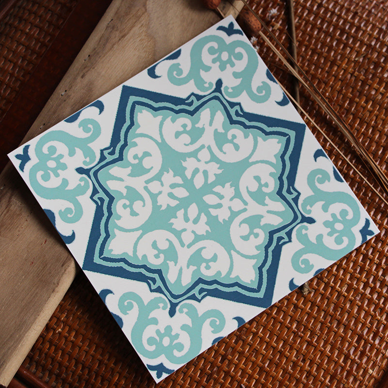 BowLift | Peel & Stick Vinyl Floor Multicolored Style Vinyl Floor with Matt Gloss