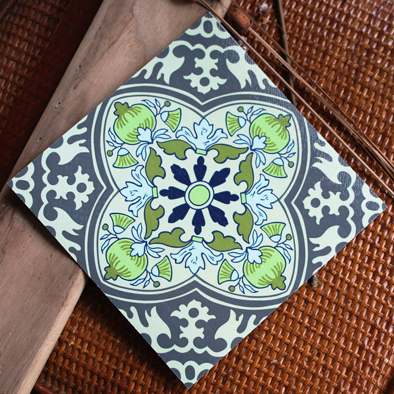 BowLift | Peel & Stick Vinyl Floor Multicolored Style Vinyl Floor with Matt Gloss