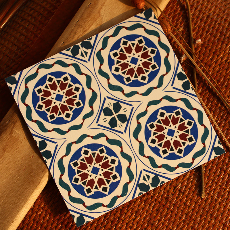 BowLift | Peel & Stick Vinyl Floor Multicolored Style Vinyl Floor with Matt Gloss