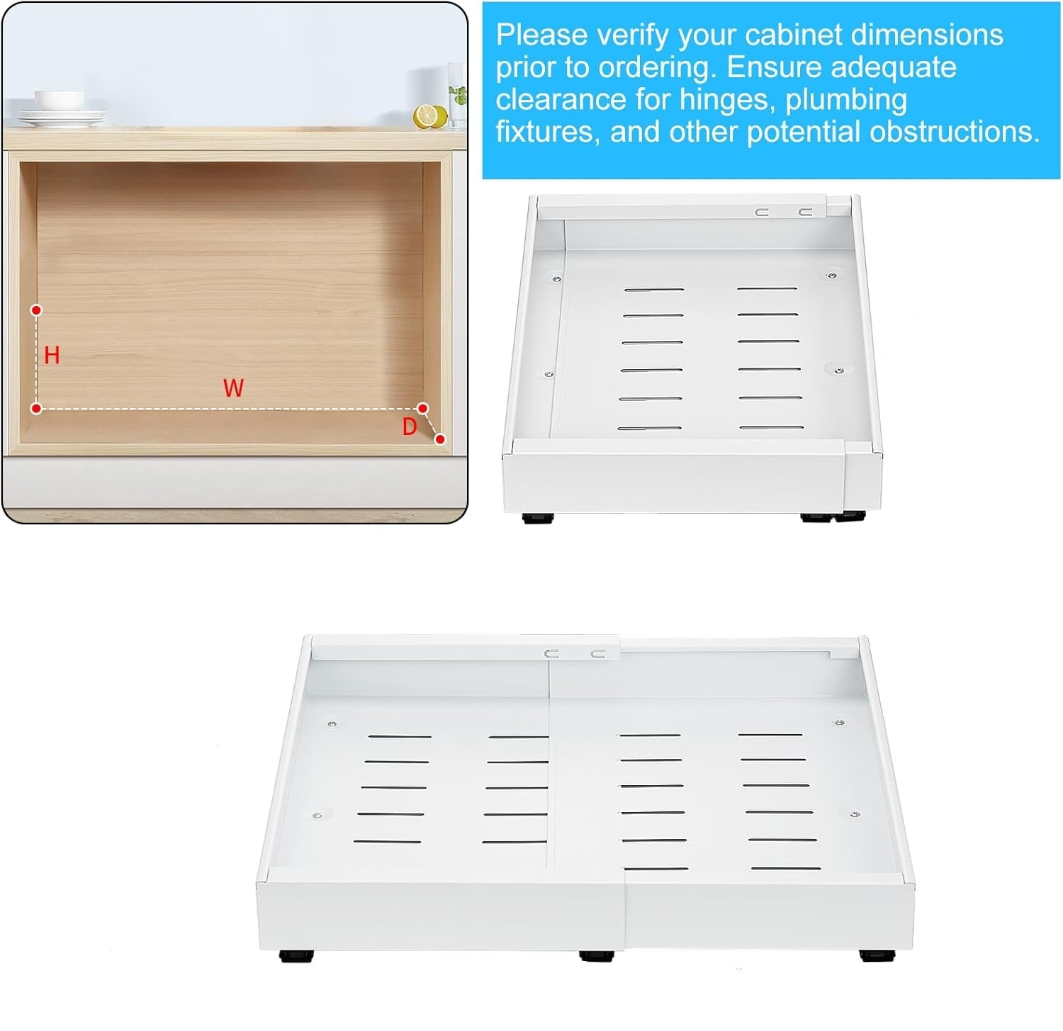 BowLift | 2 Pack Pull-Out Cabinet Drawers – StoreEase