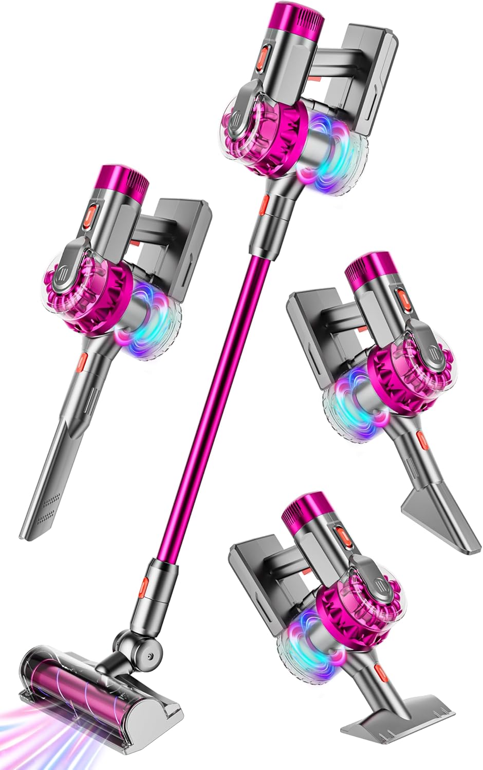 BowLift | 4-in-1 Kids Vacuum Cleaner | Real Working Toy Vacuum with Lights & Sounds