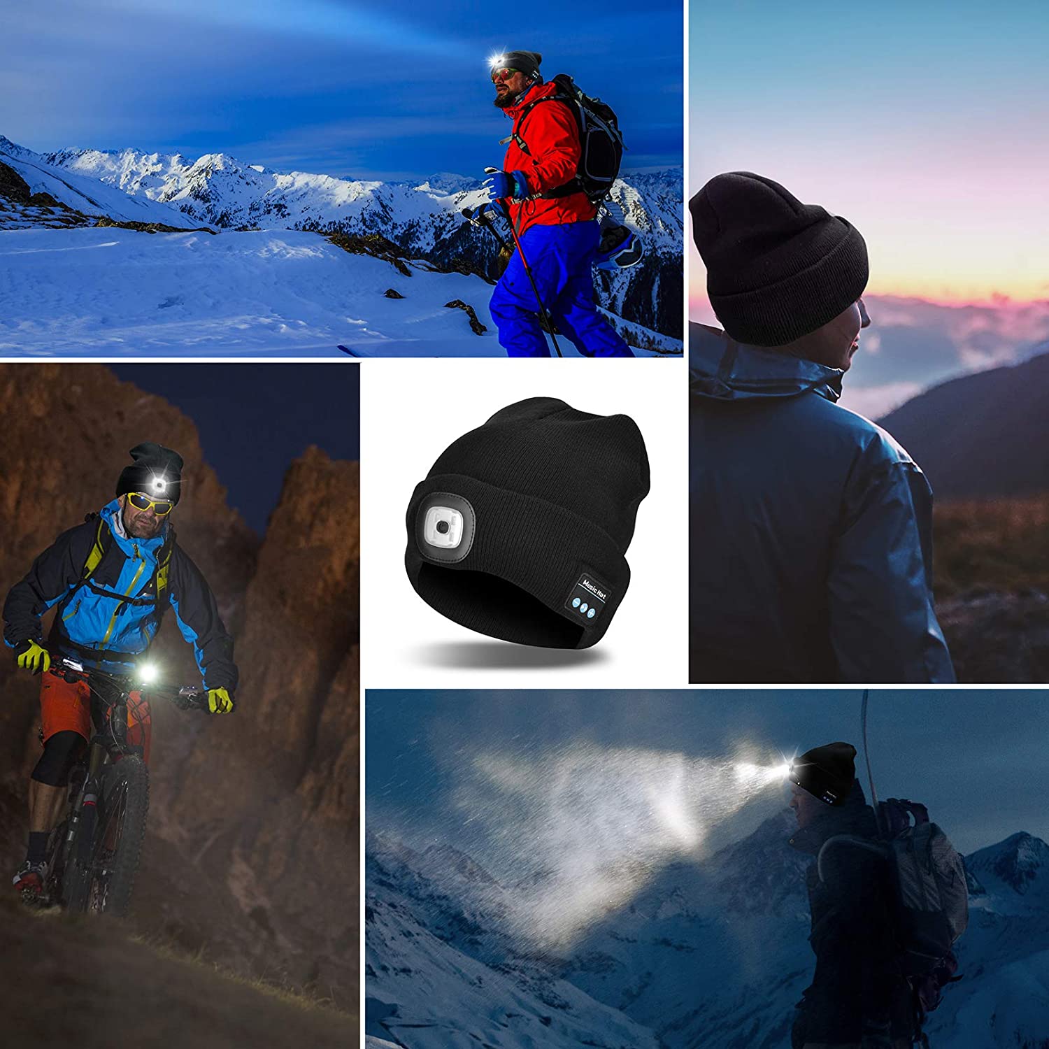 BowLift | Bluetooth Beanie Hat Light Wireless Headphones