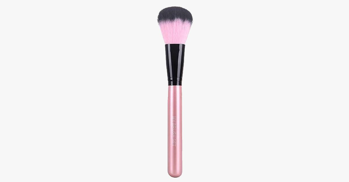 BowLift | Powder Makeup Brush - Made from synthetic fibers - Full & round shape - For loose and pressed powder products - Perfect for foundations, blush & bronzer