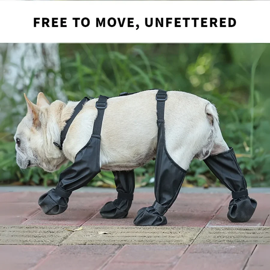 BowLift | Dog Suspender Boots with Full Coverage and Non-Slip Sole