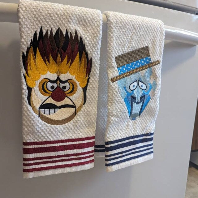 BowLift | Heat Miser Snow Miser Christmas Towel