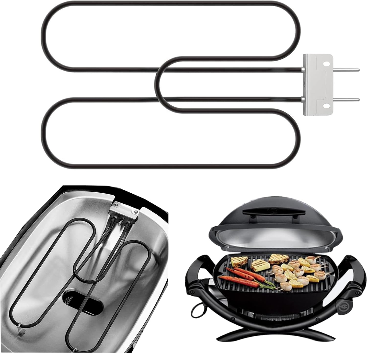 BowLift | High-Power Stainless Steel Grill Heating Coil 2200W for Outdoor Electric BBQ – Zeythra