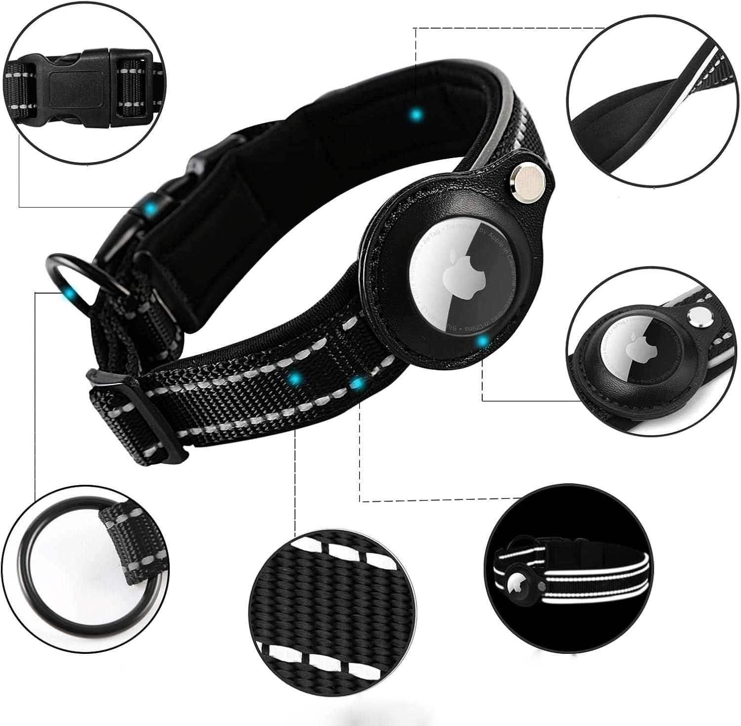 BowLift | LEAZO - AirTag Dog Collar