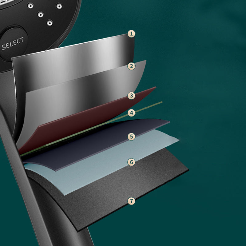 BowLift | Plastic hands-free showerhead adjustable water flow showerhead