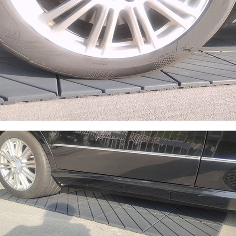 BowLift | 30 cm X 30 cm 4-Slat Square Deck/Patio Floor Tiles Snap Fit Installation Floor Tiles