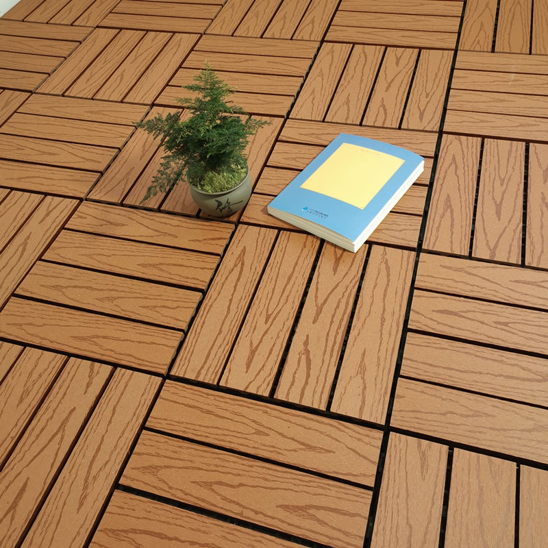 BowLift | Square PVC Deck/Patio Floor Tiles Interlocking Installation Outdoor Patio Tiles