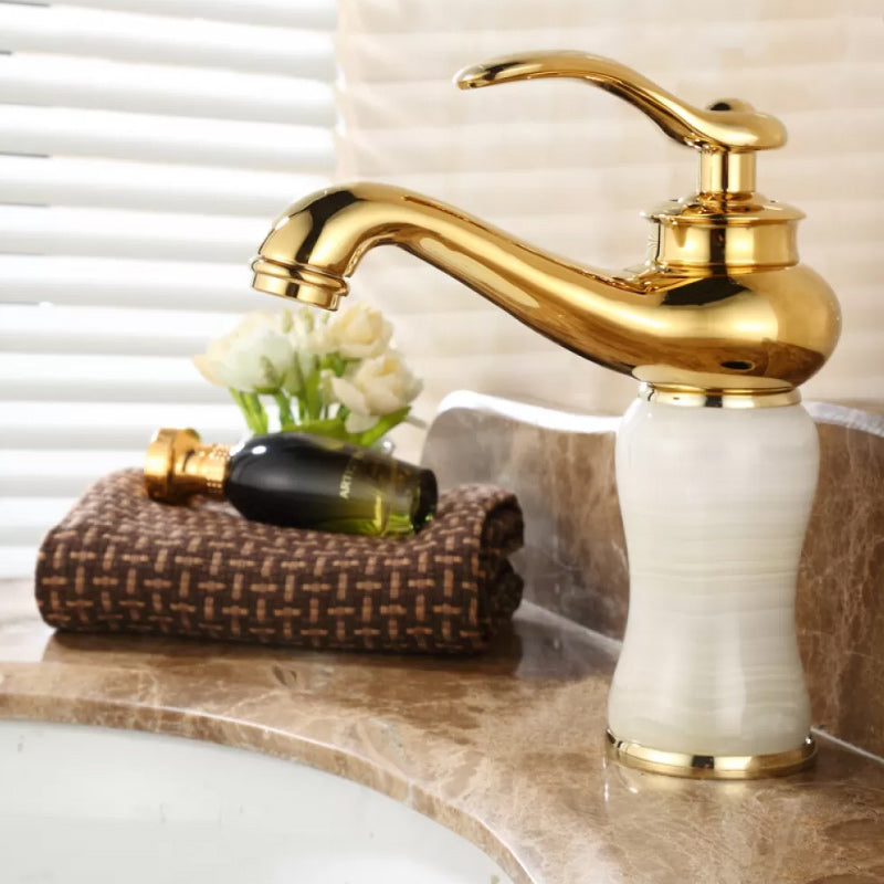 BowLift | Luxury Vessel Faucet Lever Handle Low Arc Vessel Sink Bathroom Faucet