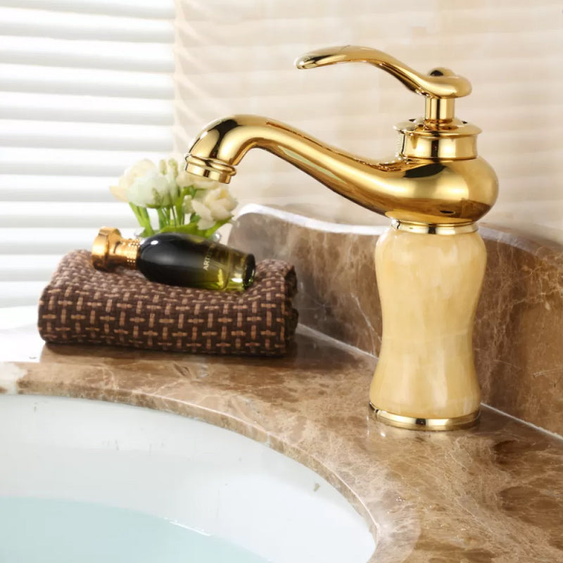 BowLift | Luxury Vessel Faucet Lever Handle Low Arc Vessel Sink Bathroom Faucet