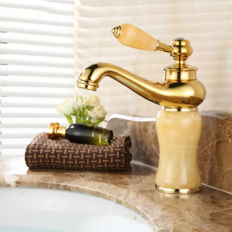 BowLift | Luxury Vessel Faucet Lever Handle Low Arc Vessel Sink Bathroom Faucet