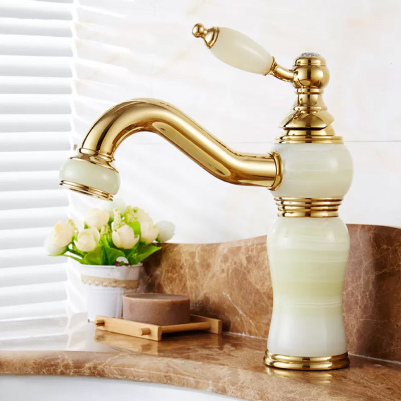 BowLift | Luxury Vessel Faucet Lever Handle Low Arc Vessel Sink Bathroom Faucet