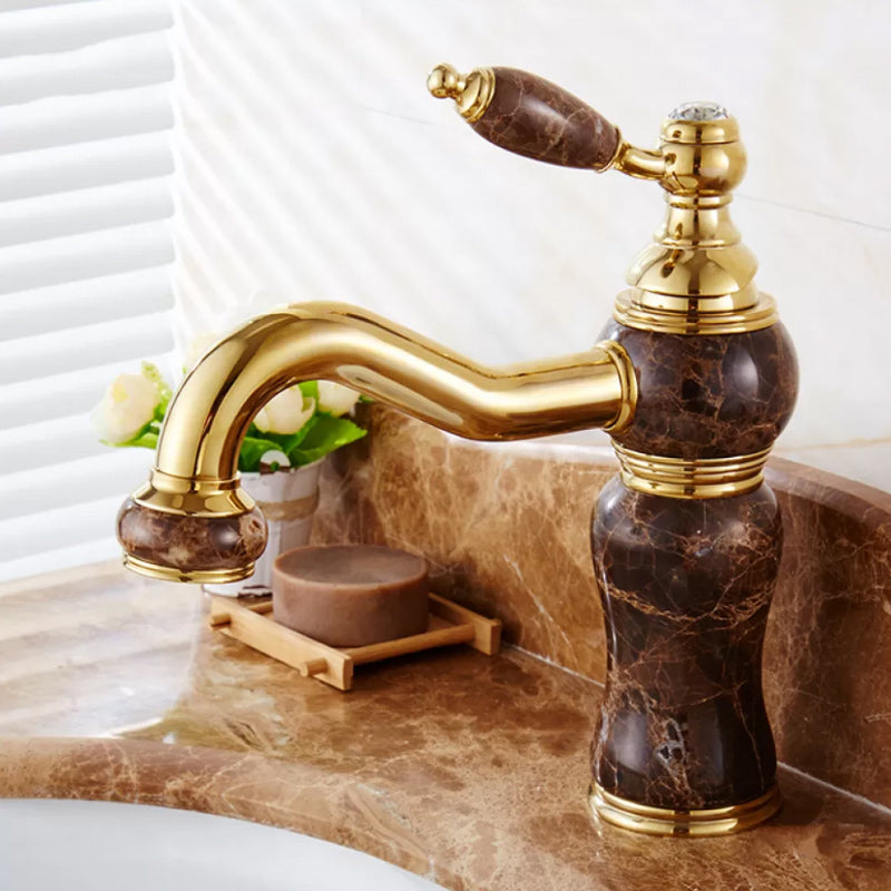 BowLift | Luxury Vessel Faucet Lever Handle Low Arc Vessel Sink Bathroom Faucet