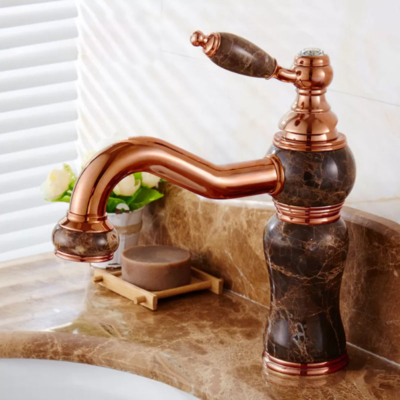 BowLift | Luxury Vessel Faucet Lever Handle Low Arc Vessel Sink Bathroom Faucet