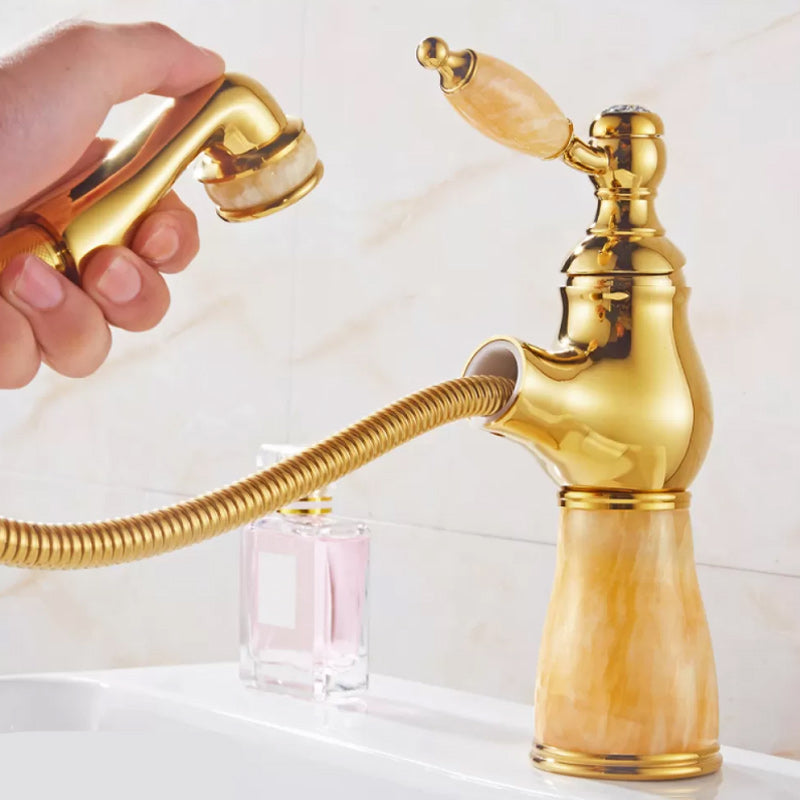 BowLift | Luxury Vessel Faucet Lever Handle Low Arc Vessel Sink Bathroom Faucet