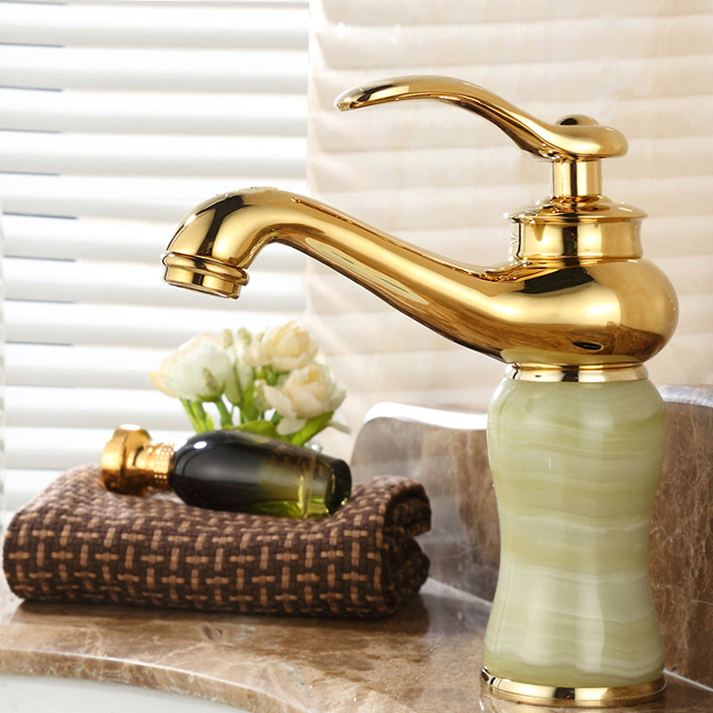BowLift | Glam Basin faucet Lever handle Low arch basin faucet Bathroom faucet
