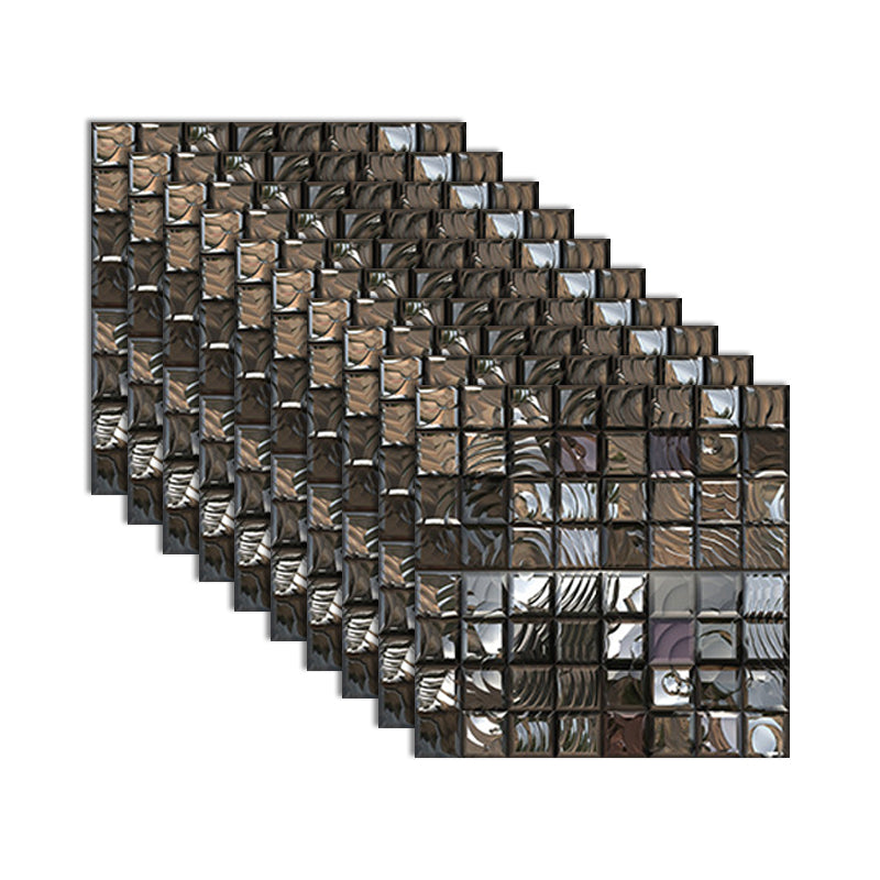 BowLift | Square Peel and Stick Tile Grid Mosaic Tiles Interior Wallpaper