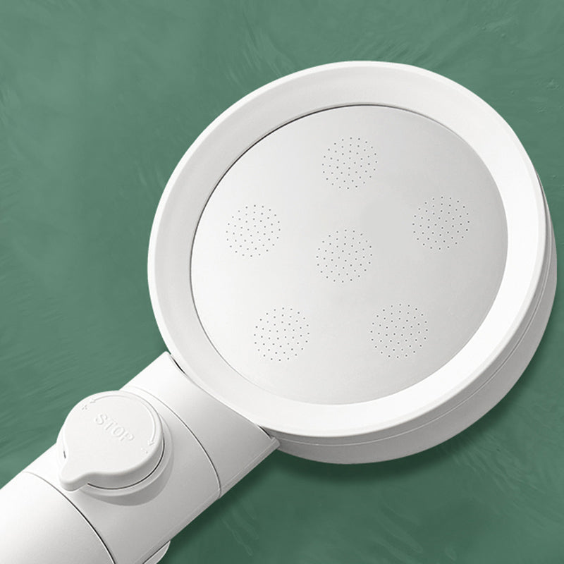 BowLift | Handheld Shower Adjustable Spray Pattern White Round Showerhead