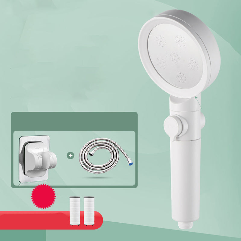 BowLift | Handheld Shower Adjustable Spray Pattern White Round Showerhead